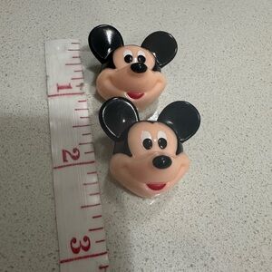 Vintage Disney Mickey Mouse button biter covers